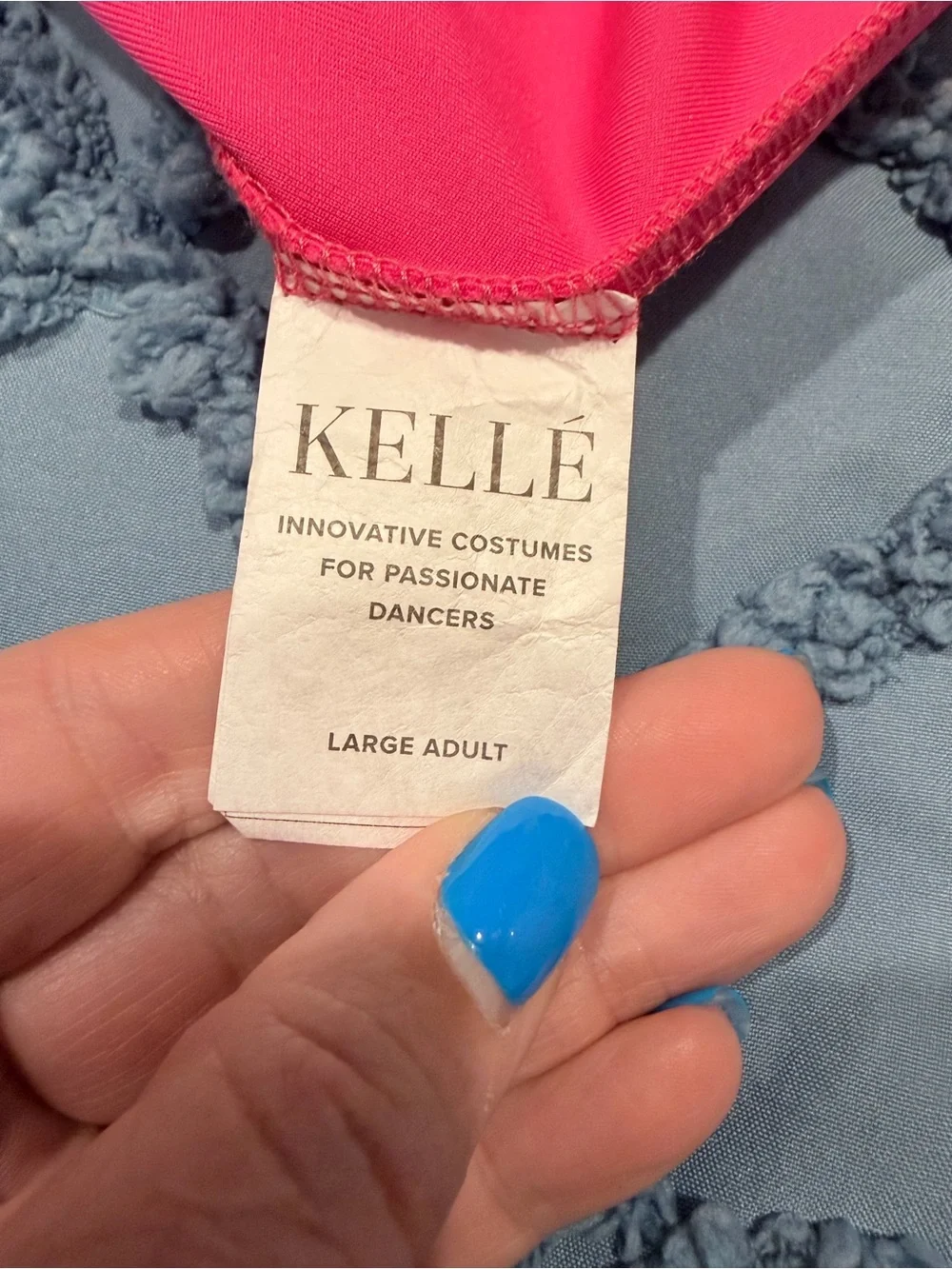 KELLE Trendsetter 3 Pc Fuchsia Dance Costume Adult L Pants Leotard Tube Top